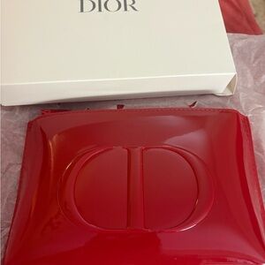 Dior Glossy Red Trousse pouch